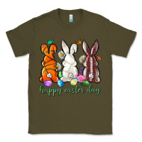 Army Green happy easter day with sports Classic Tee - Neo Western