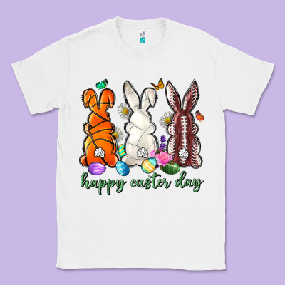Happy Easter Day With Sports Classic Tee Designed By Neo Western