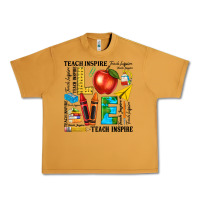 Peanut Butter teach love inspire teacher Urban Heavy Tee - texasbilliewilder