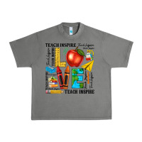 Tornado teach love inspire teacher Urban Heavy Tee - texasbilliewilder