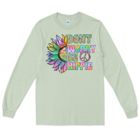 Matcha Don't Worry Be Hippie Long Sleeve Tee - CowhideDigitalArt