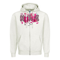 Oatmeal Heather breast cancer nurse Zipper Hoodie - JahusDesignShop