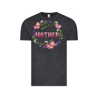 Vintage Black Mother With Floral Wreath Vintage Tee - RanaPortraitStore