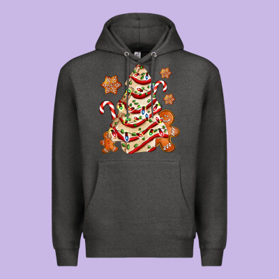 Christmas Tree Cake And Cookies Ado Premium Hoodie Designed By Adodesignshop