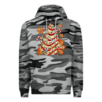 Slate Camo christmas tree cake and cookies ado Premium Hoodie - AdoDesignShop