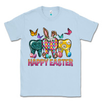 Dusty Blue happy easter dental Classic Tee - Neo Western