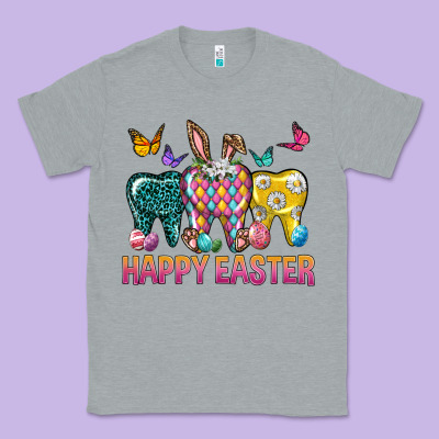 Happy Easter Dental Classic Tee Designed By Neo Western