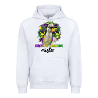 White throw me something mister Urban Hoodie - LillyAllenDesigns