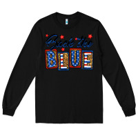 Black Back the blue Long Sleeve Tee - Neo Western