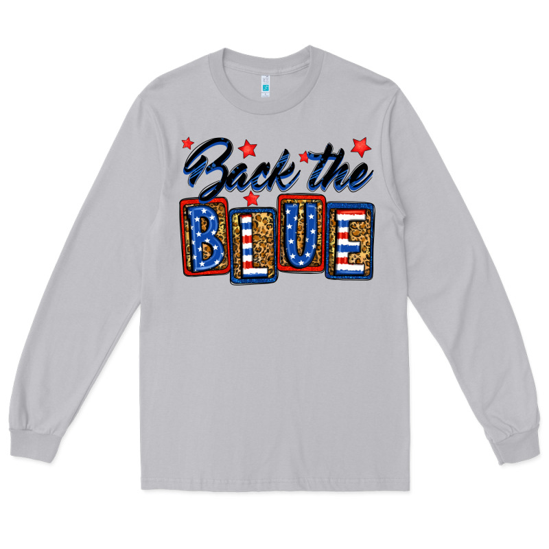 Back The Blue Long Sleeve Tee by Neo Western | Teevron