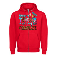 Red being a teacher makes my life complate Zipper Hoodie - AdoDesignShop