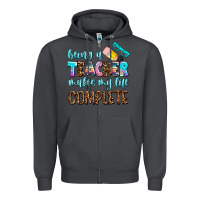 Smoke being a teacher makes my life complate Zipper Hoodie - AdoDesignShop