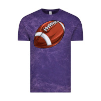 Cloud Purple football Vintage Tee - texasbilliewilder