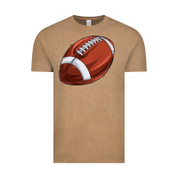 Vintage Coffee football Vintage Tee - texasbilliewilder