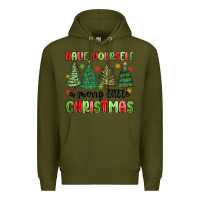Army Green have yourself a merry little christmas Premium Hoodie - MaliasSmallBusiness