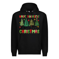 Black have yourself a merry little christmas Premium Hoodie - MaliasSmallBusiness