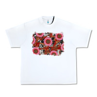 White valentine's day sunflowers leopard cowhide background Urban Heavy Tee - RanaPortraitStore
