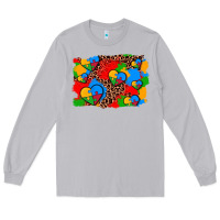 Moon Dust autism heart background Long Sleeve Tee - AdoDesignShop