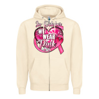 Sandshell in october we wear pink heart Zipper Hoodie - JahusDesignShop