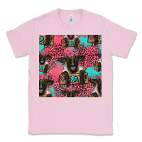 Bubblegum Pink black sheep seamless pattern Classic Tee - HRA Design Shop