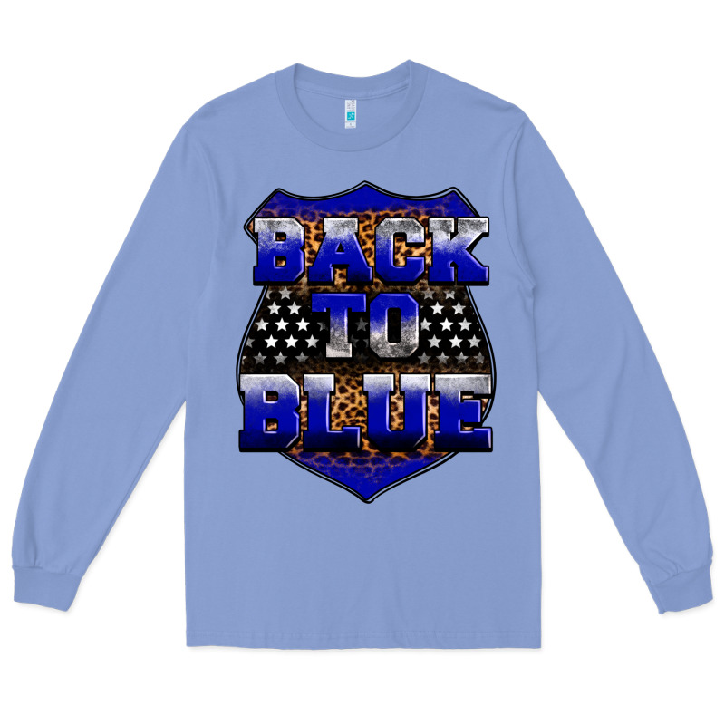 Back The Blue Long Sleeve Tee by Neo Western | Teevron