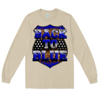 Mushroom Back the blue Long Sleeve Tee - Neo Western