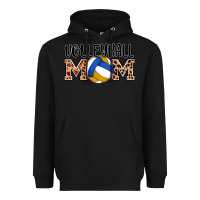 Black volleyball mom Heavyweight Hoodie - AdoDesignShop