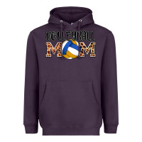 Plum volleyball mom Heavyweight Hoodie - AdoDesignShop