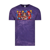 Cloud Purple football gnome with element Vintage Tee - texasbilliewilder