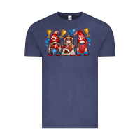 Vintage Denim football gnome with element Vintage Tee - texasbilliewilder