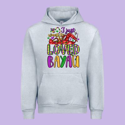 I Just Want To Be Loved Bayau Urban Hoodie Designed By Lillyallendesigns