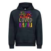 Navy i just want to be loved bayau Urban Hoodie - LillyAllenDesigns