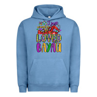 Pigment Pebble Blue i just want to be loved bayau Urban Hoodie - LillyAllenDesigns