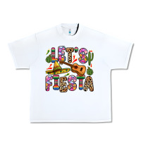 White let s fiesta Urban Heavy Tee - Zillion Design Studio