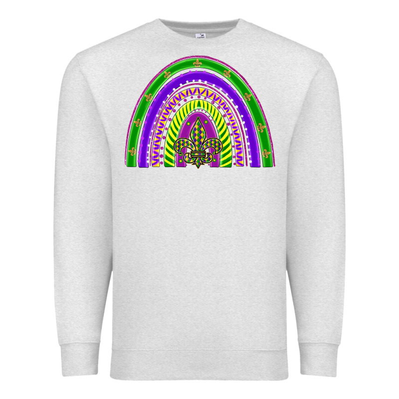 Mardi Gras Rainbow Premium Sweatshirt by BarkalooDesign | Teevron