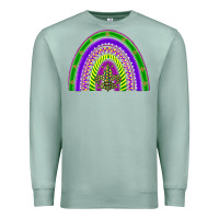 Seafoam mardi gras rainbow Premium Sweatshirt - BarkalooDesign