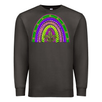 Smoke mardi gras rainbow Premium Sweatshirt - BarkalooDesign