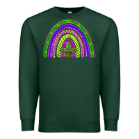 Sports Green mardi gras rainbow Premium Sweatshirt - BarkalooDesign
