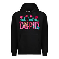 Black not today cupid Premium Hoodie - NancyCooperArtShop