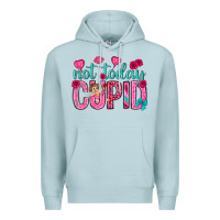 Blue Mist not today cupid Premium Hoodie - NancyCooperArtShop