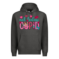 Charcoal Heather not today cupid Premium Hoodie - NancyCooperArtShop
