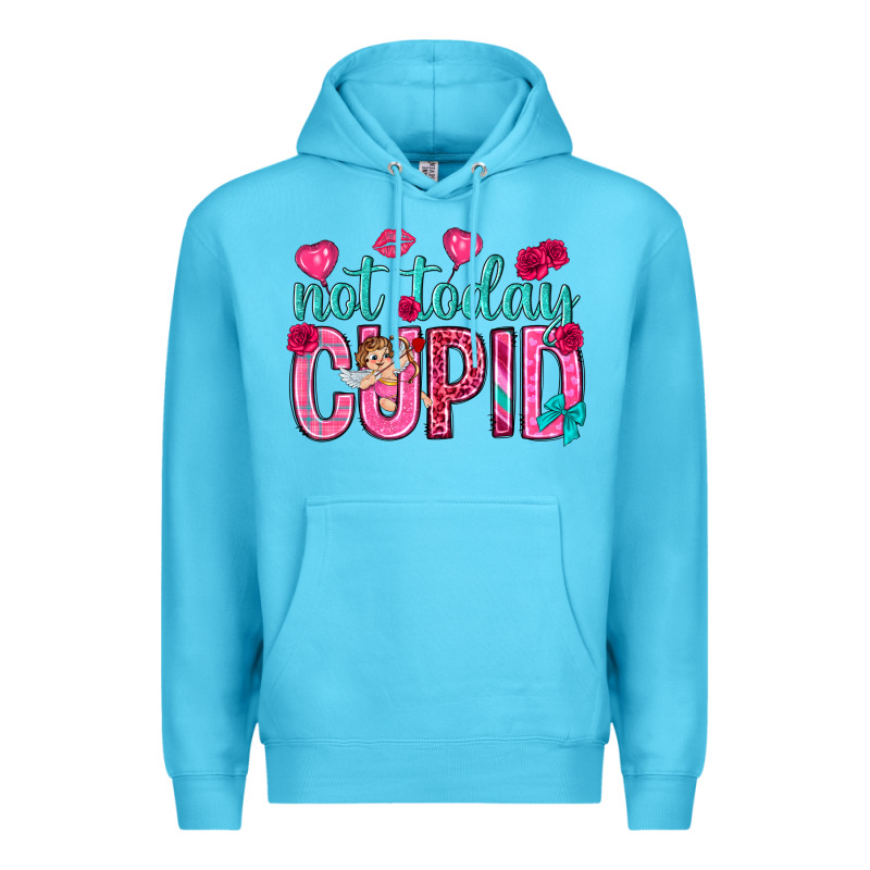 Not Today Cupid Premium Hoodie by NancyCooperArtShop | Teevron