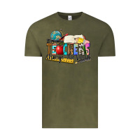 Vintage Olive teachers change the world Vintage Tee - Zillion Design Studio
