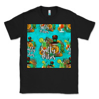 Black salty vibes seamless pattern Classic Tee - HRA Design Shop