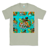 Matcha salty vibes seamless pattern Classic Tee - HRA Design Shop