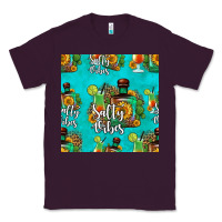 Plum salty vibes seamless pattern Classic Tee - HRA Design Shop