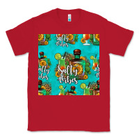 Red salty vibes seamless pattern Classic Tee - HRA Design Shop