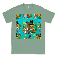 Sage salty vibes seamless pattern Classic Tee - HRA Design Shop