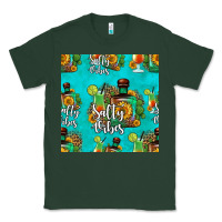 Sports Green salty vibes seamless pattern Classic Tee - HRA Design Shop