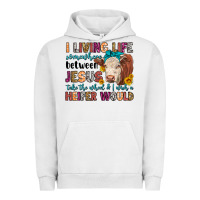 Pigment Lunar Rock i living life somewhere between jesus take the whe Urban Hoodie - LillyAllenDesigns